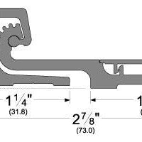 Pemko DFS85HD1 Continuous Hinge