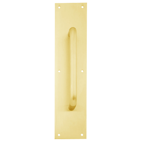 Ives 8302 8 US3 4X16 Pull Plate Bright Brass