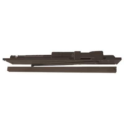 LCN 6033-H-Bumper-695 Concealed Double Acting Track Door Closer with Hold Open And Bumper, Size 3, Non Handed, 95 Deg., 695 Powder Coat Dark Bronze
