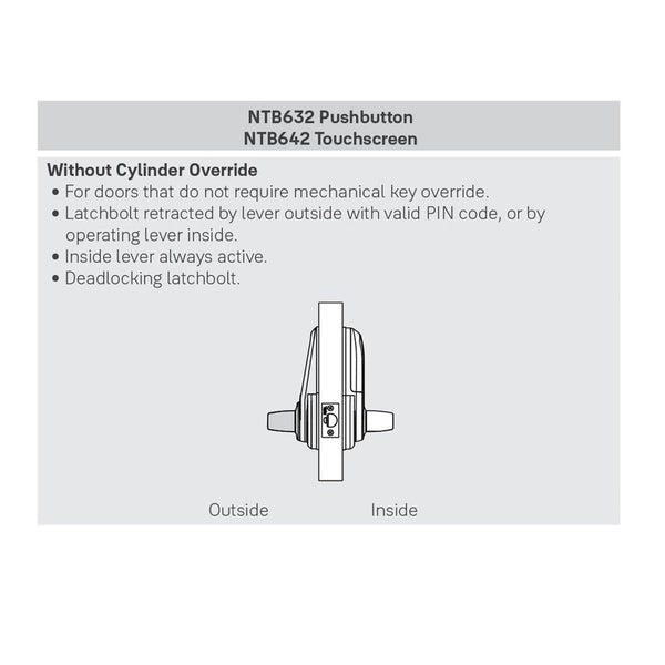 Yale NTB642 Function