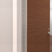 Pemko DFM83SLF Full-Mortise Short Leaf Flush Continuous Geared Hinge Dark Bronze Anodized