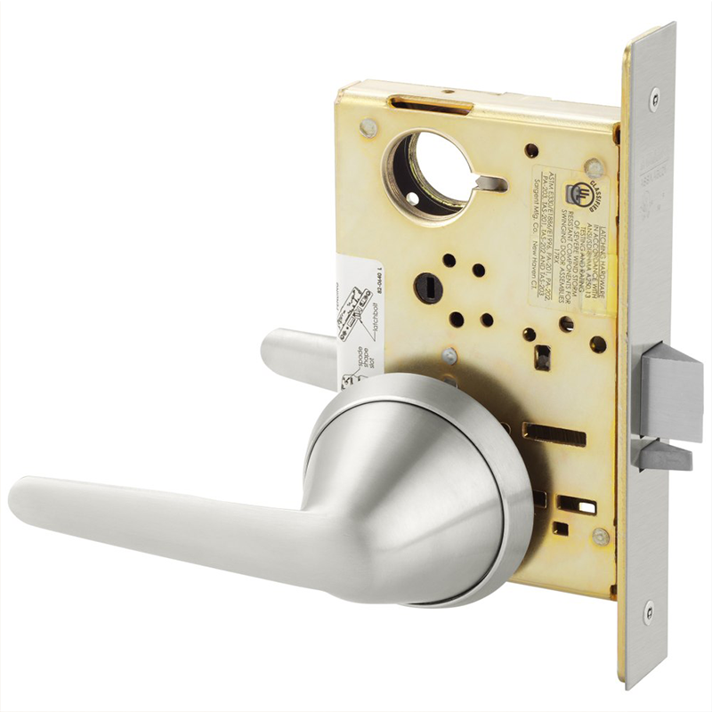 Sargent 8265-BHL-US32D Ligature Resistant Privacy Function Mortise Loc