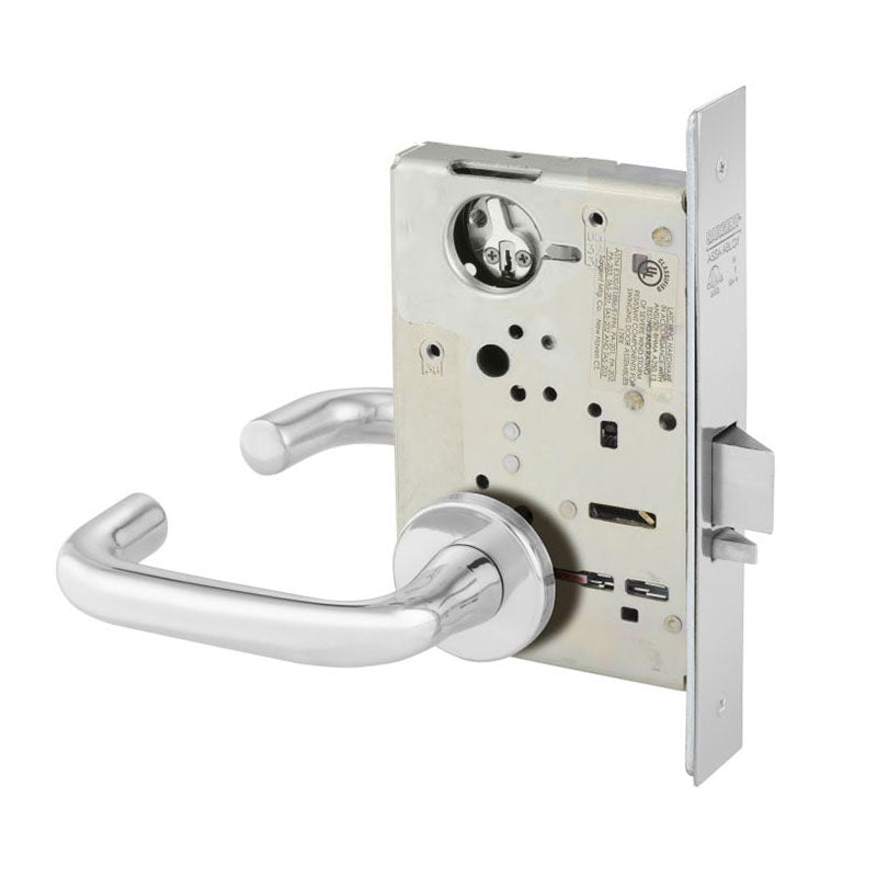 Sargent LC-8204-LNJ Storeroom or Closet Mortise Lock, J - Lever, LN -