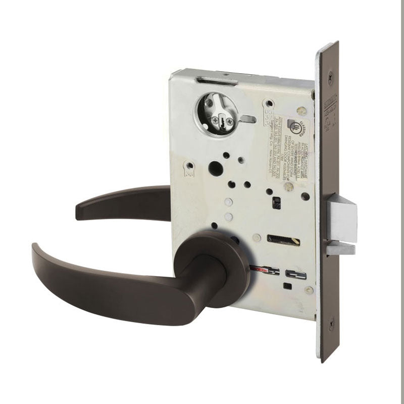 Sargent LC-8205-LNP-US10BE Office or Entry Mortise Lock