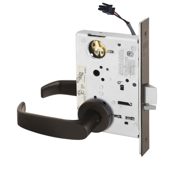 Sargent RX-LC-8204-12V-LNL-US10BE Storeroom or Closet Mortise Lock
