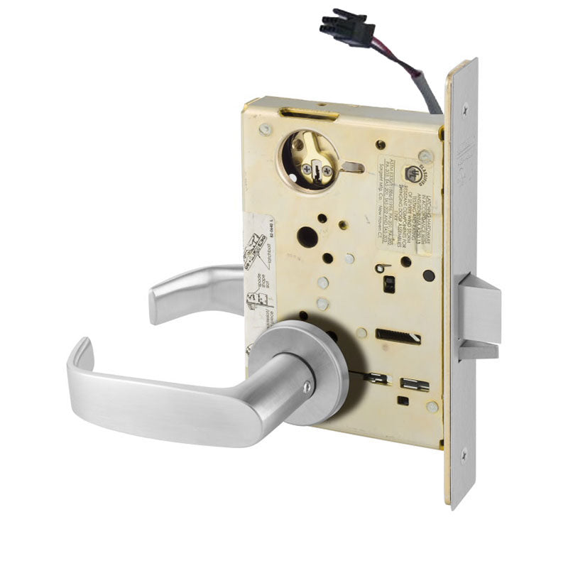 Sargent RX-LC-8204-12V-LNL-US26D Storeroom or Closet Mortise Lock