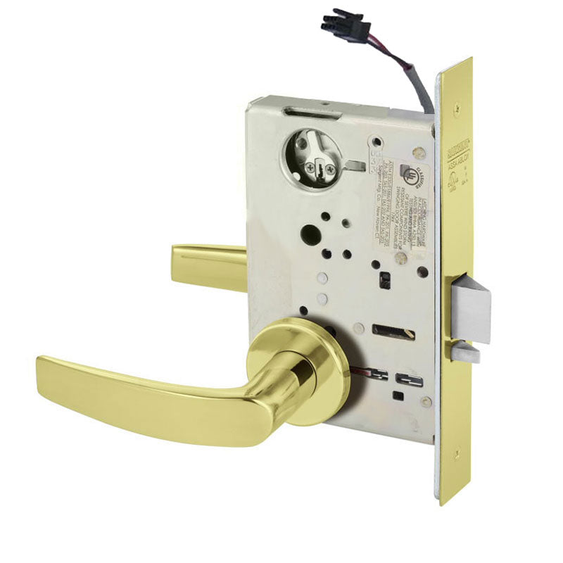 Sargent RX-LC-8237-12V-LNB-US3 Storeroom or Closet Mortise Lock