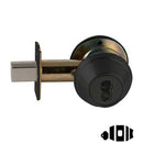 Schlage B660J Single Cylinder Deadbolt, 2-3/4" Backset, Accepts Schlage Large Format FSIC, Less Core, Grade 1