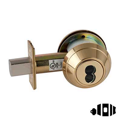 Schlage B663B Classroom Deadbolt, 2-3/4" Backset, Accepts SFIC, Less Core, Grade 1