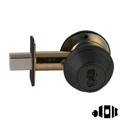 Schlage B663B Classroom Deadbolt, 2-3/4" Backset, Accepts SFIC, Less Core, Grade 1