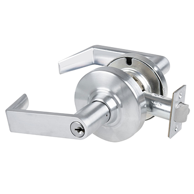 Schlage ND85PD-RHO-626 Hotel Lock Schlage C 6-Pin Cylinder Keyed Different RHO Lever Satin Chrome