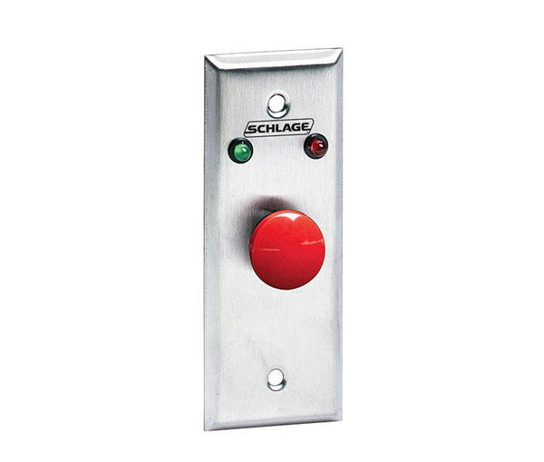 Schlage Electronics 701BK 7/8" Mushroom Button