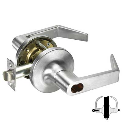 Yale 5307LN Entrance Cylindrical Lever Lock - Grade 2, Select Lever, Select Keyway, Select Finish