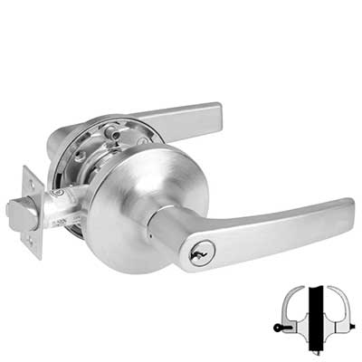 Yale 5302LN 626 Privacy Function Cylindrical Lock - 2-3/4