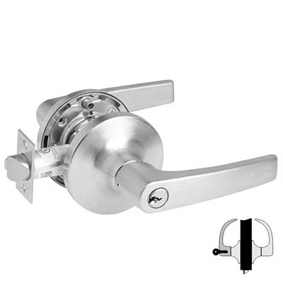 Accentra 5405LN 626 Storeroom Function Cylindrical Lever Lock - Grade 1, US26D/626 Satin Chrome Finish