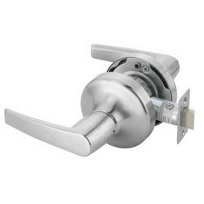 Accentra 4701LN Passage Function Cylindrical Lock - Grade 1, 2-3/4" Backset, Select Finish, Select Lever Option