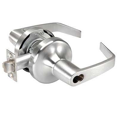 Accentra 4607LN Entrance Cylindrical Lever Lock -  Grade 2, Select Lever, Select Keyway, Select Finish