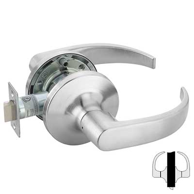 Accentra 5401LN 626 Passage Function Cylindrical Lever Lock - Non-Keyed, Grade 1, US26D/626 Satin Chrome Finish