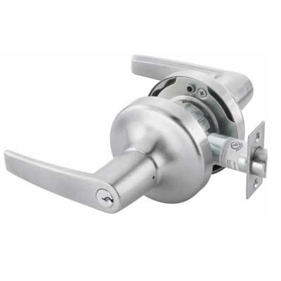 Accentra 4708LN Classroom Function Cylindrical Lock - Grade 1, 2-3/4" Backset, Select Finish, Select Lever Option, Select Cylinder Option