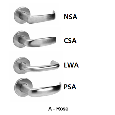 A Rose - Corbin Russwin ML2057 Mortise Lever Lockset Storeroom Closet Function