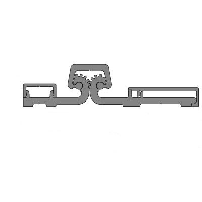 Pemko CFS85CPHD1 Full-Surface Continuous Geared Hinge Heavy Duty Center Pivot Clear Anodized Finish - 85"