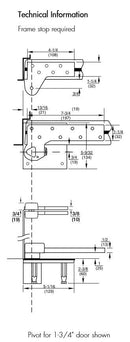 Rixson L117 Tech Info