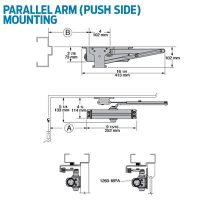 LCN 1261 Rw/PA PARALLEL ARM