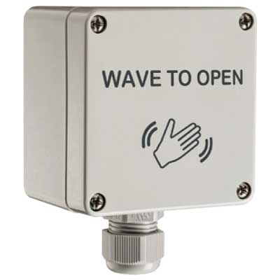 LCN 8310-815 Harsh Conditions Touchless Actuator IP65 Rated Enclosure Text Wave Icon