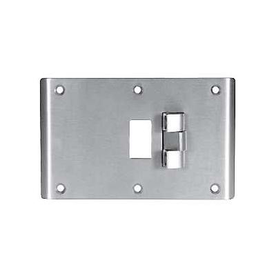 McKinney CSS-9 Combination Strike and Stop Center Hung, Select Strike Size, US26D/626 Brushed Chrome Finish