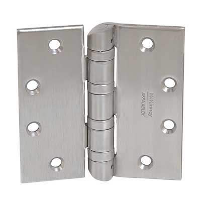 McKinney HT4A3386 Heavy Weight Bearing Hinge Non-Removable Pin Hospital Tip Stainless Steel