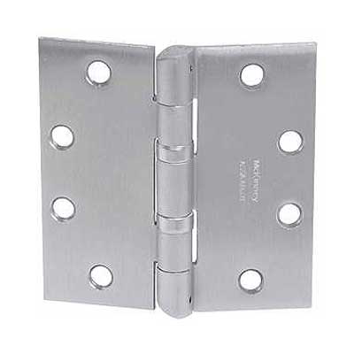 McKinney HTA2314 Five Knuckle Bearing Hinge Hospital Tip Non-Removable Pin Stainless Steel Finish