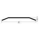 Pemko 154SS Saddle Threshold Stainless Steel Finish