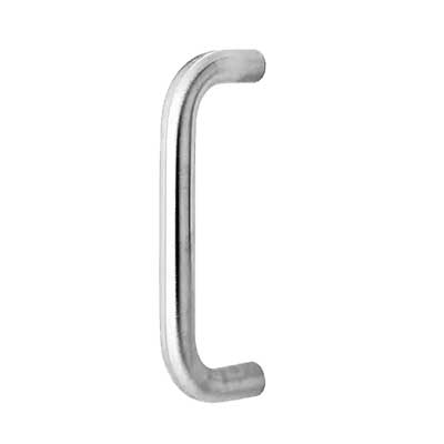 Rockwood 111 Straight Door Pull, 10" Center To Center, 11" Overall, 1" Dia, 2" Clearance