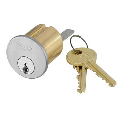 Accentra (Yale) 1109 6 GA 626 KD Rim Cylinder 6-Pin, GA Keyway, Keyed